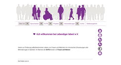 Desktop Screenshot of lebendiger-leben-ev.de