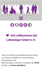 Mobile Screenshot of lebendiger-leben-ev.de