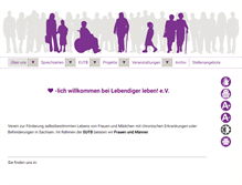 Tablet Screenshot of lebendiger-leben-ev.de